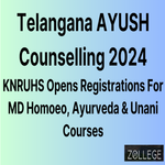 Telangana AYUSH Counselling Opens Registrations For MD Homoeo Ayurveda And Unani Courses